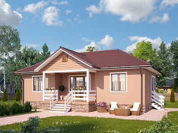 каркасный дом 6х12 Венеция 4