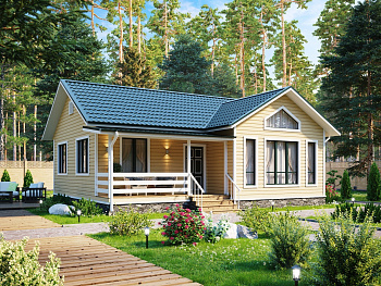 каркасный дом 10,5х9,0 Берн 3